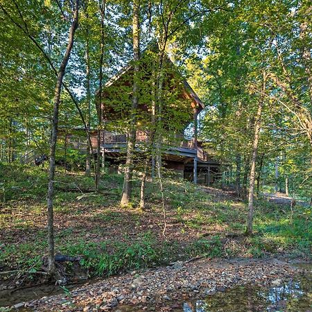 Creekside Broken Bow Cabin With Hot Tub And Fire Pit! Stephens Gap Ngoại thất bức ảnh