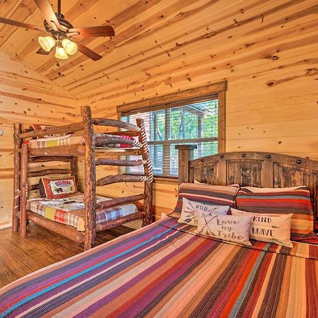 Creekside Broken Bow Cabin With Hot Tub And Fire Pit! Stephens Gap Ngoại thất bức ảnh
