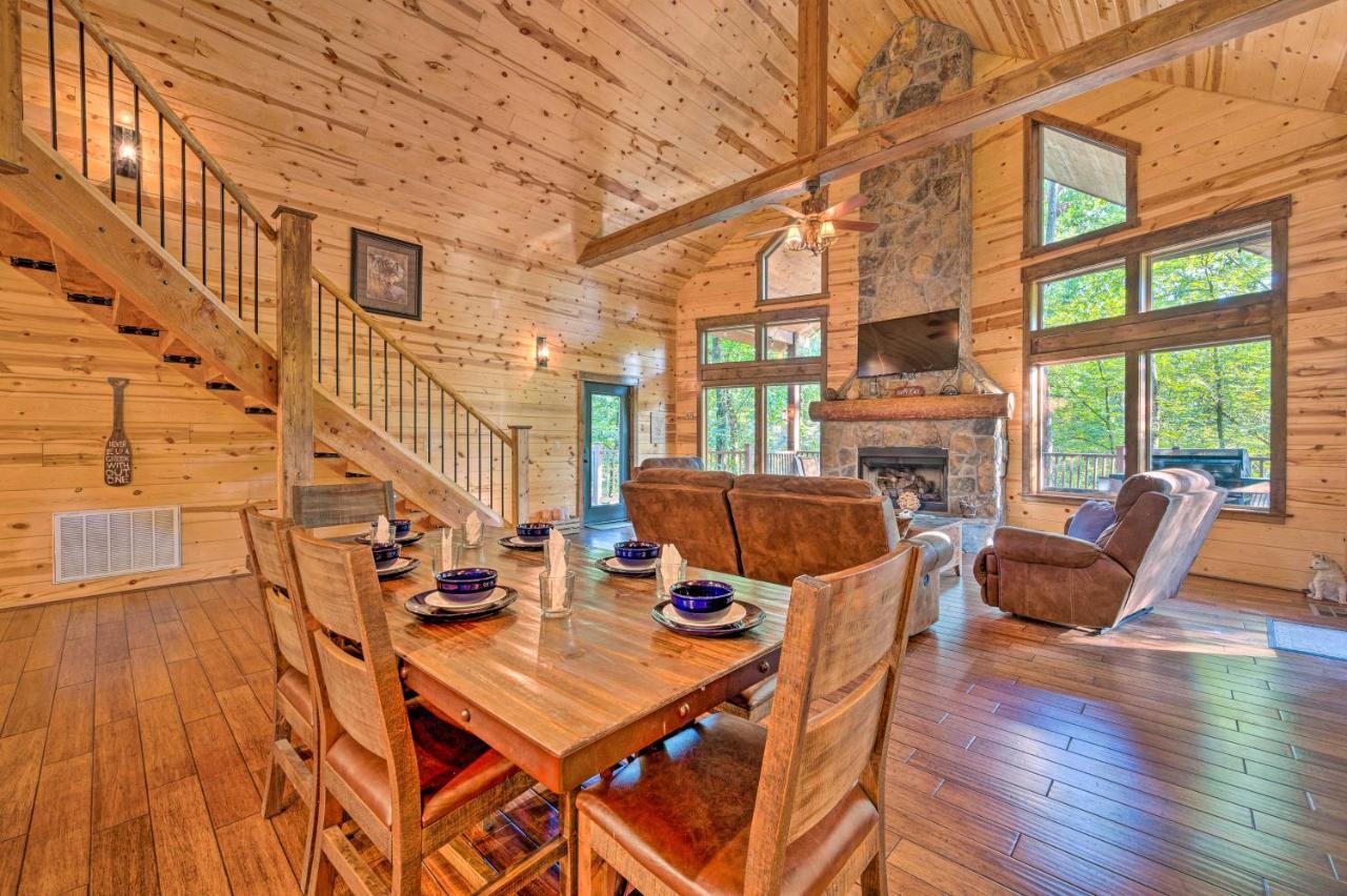 Creekside Broken Bow Cabin With Hot Tub And Fire Pit! Stephens Gap Ngoại thất bức ảnh