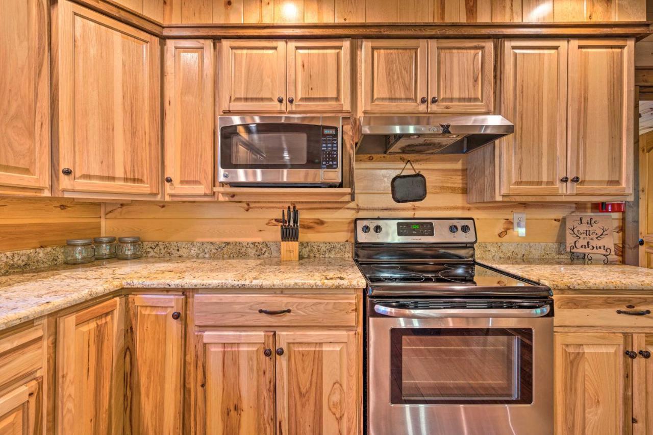 Creekside Broken Bow Cabin With Hot Tub And Fire Pit! Stephens Gap Ngoại thất bức ảnh