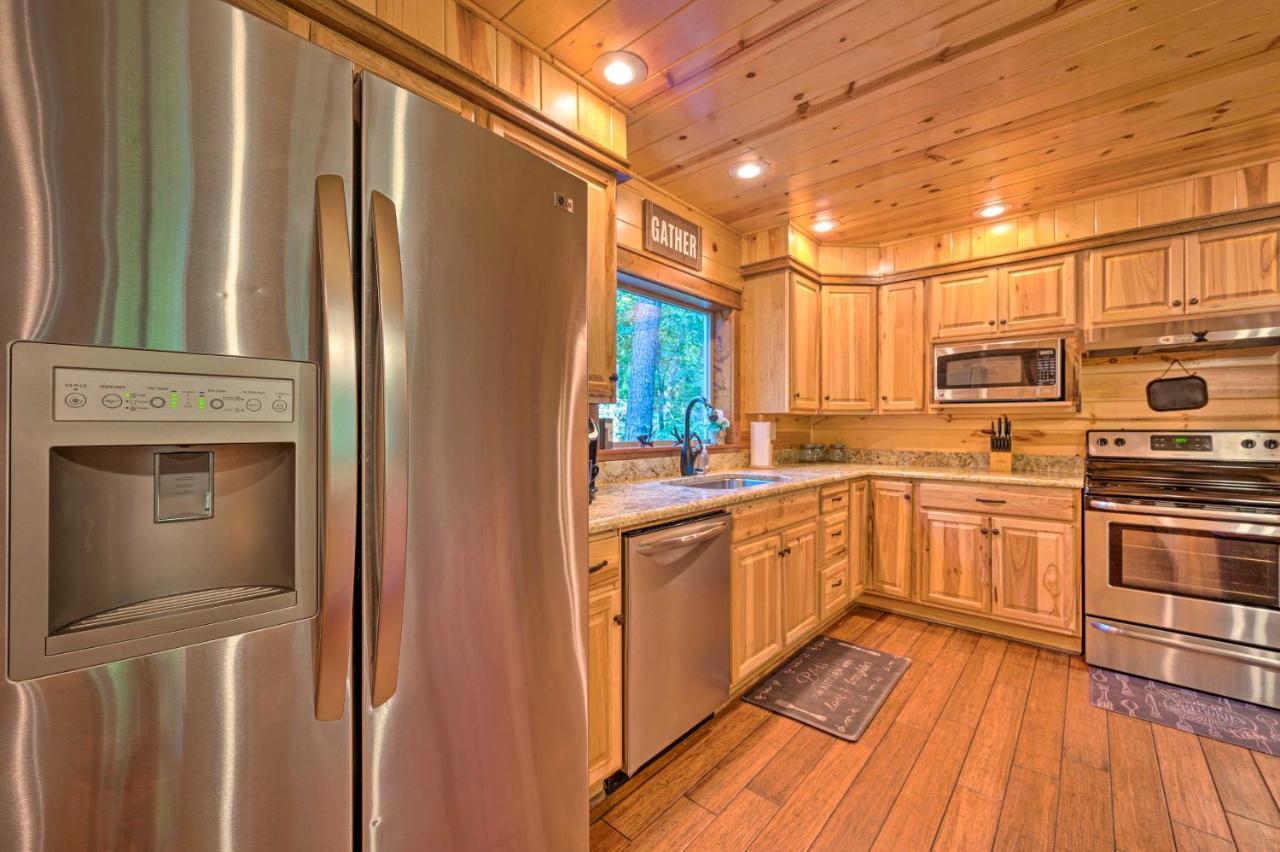 Creekside Broken Bow Cabin With Hot Tub And Fire Pit! Stephens Gap Ngoại thất bức ảnh
