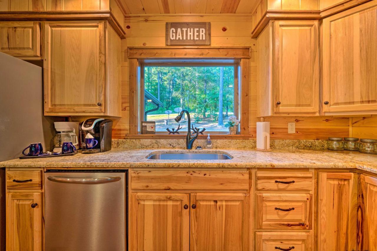 Creekside Broken Bow Cabin With Hot Tub And Fire Pit! Stephens Gap Ngoại thất bức ảnh