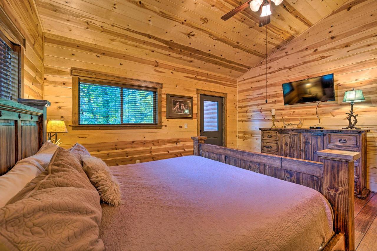 Creekside Broken Bow Cabin With Hot Tub And Fire Pit! Stephens Gap Ngoại thất bức ảnh
