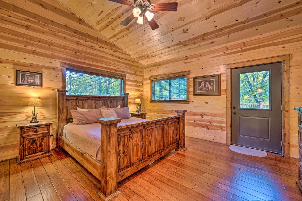 Creekside Broken Bow Cabin With Hot Tub And Fire Pit! Stephens Gap Ngoại thất bức ảnh