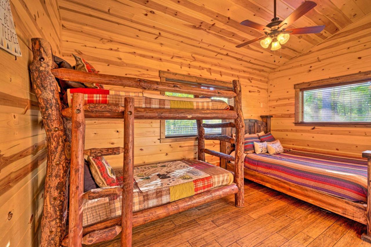 Creekside Broken Bow Cabin With Hot Tub And Fire Pit! Stephens Gap Ngoại thất bức ảnh