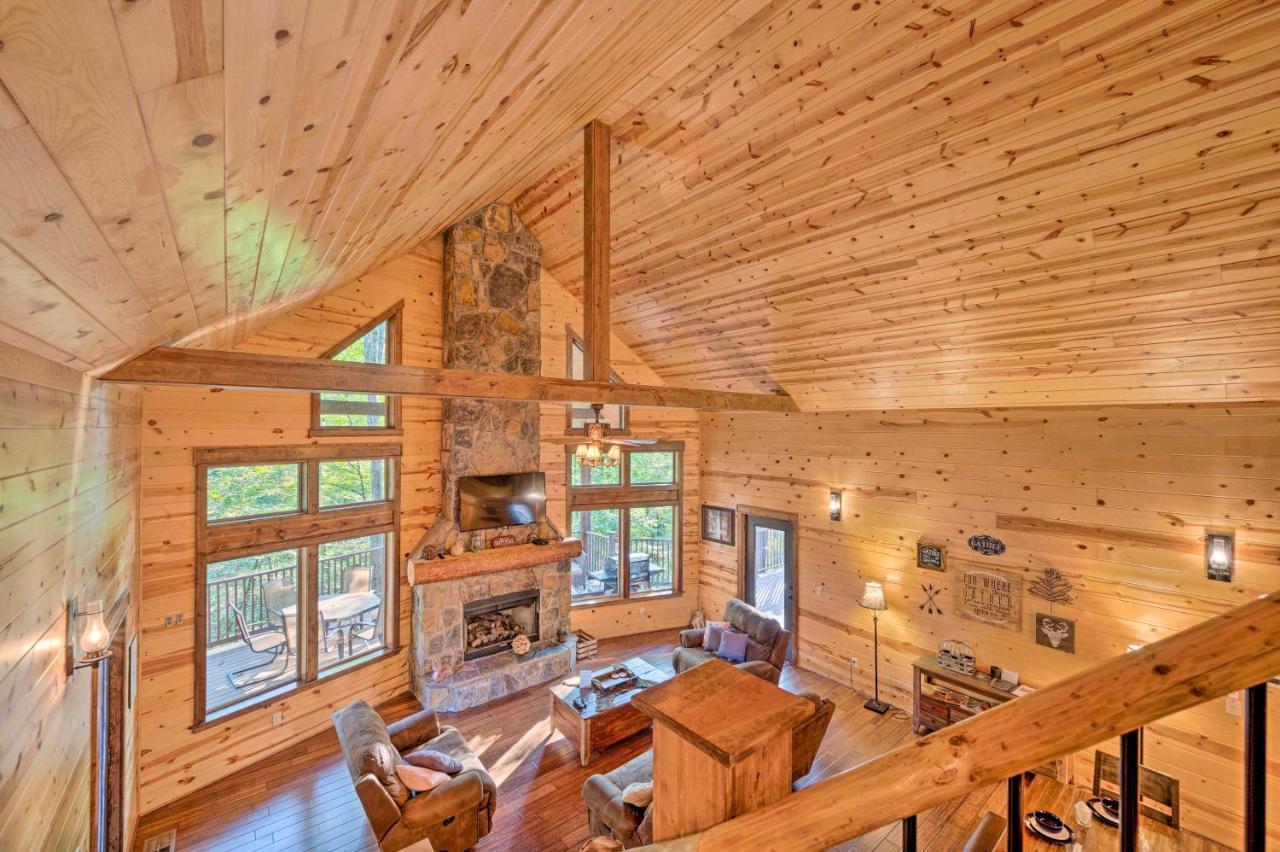 Creekside Broken Bow Cabin With Hot Tub And Fire Pit! Stephens Gap Ngoại thất bức ảnh