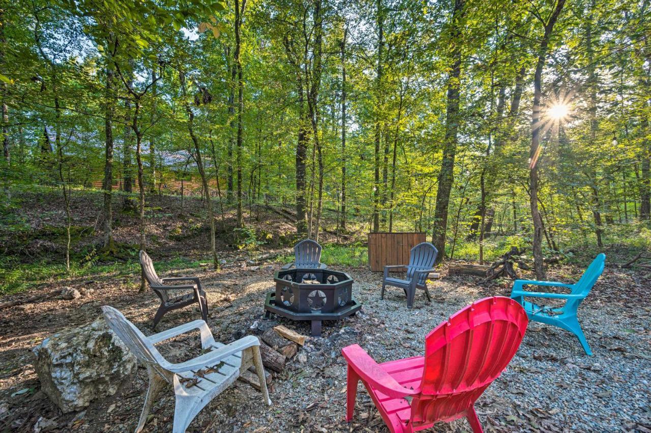 Creekside Broken Bow Cabin With Hot Tub And Fire Pit! Stephens Gap Ngoại thất bức ảnh